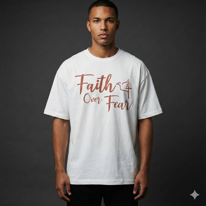 Faith Over Fear Tee – Christian T-Shirt